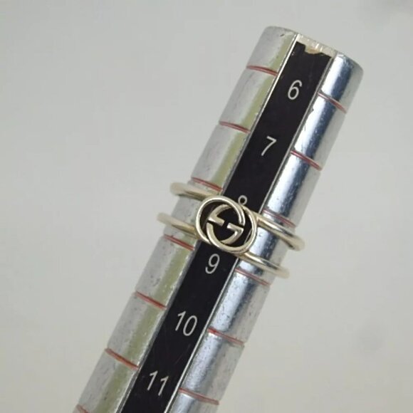 Authentic GUCCI Interlocking G ring 925 [Used] - Picture 8 of 8